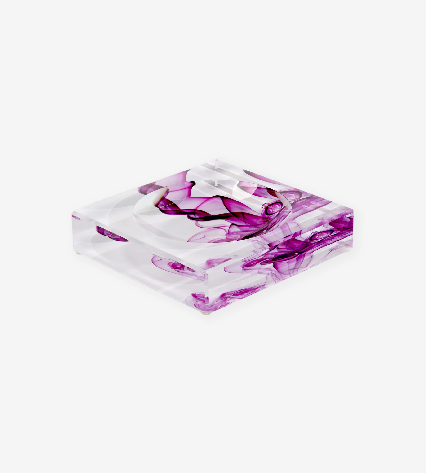 Accent Candy Bowl Small - Magenta Smoke
