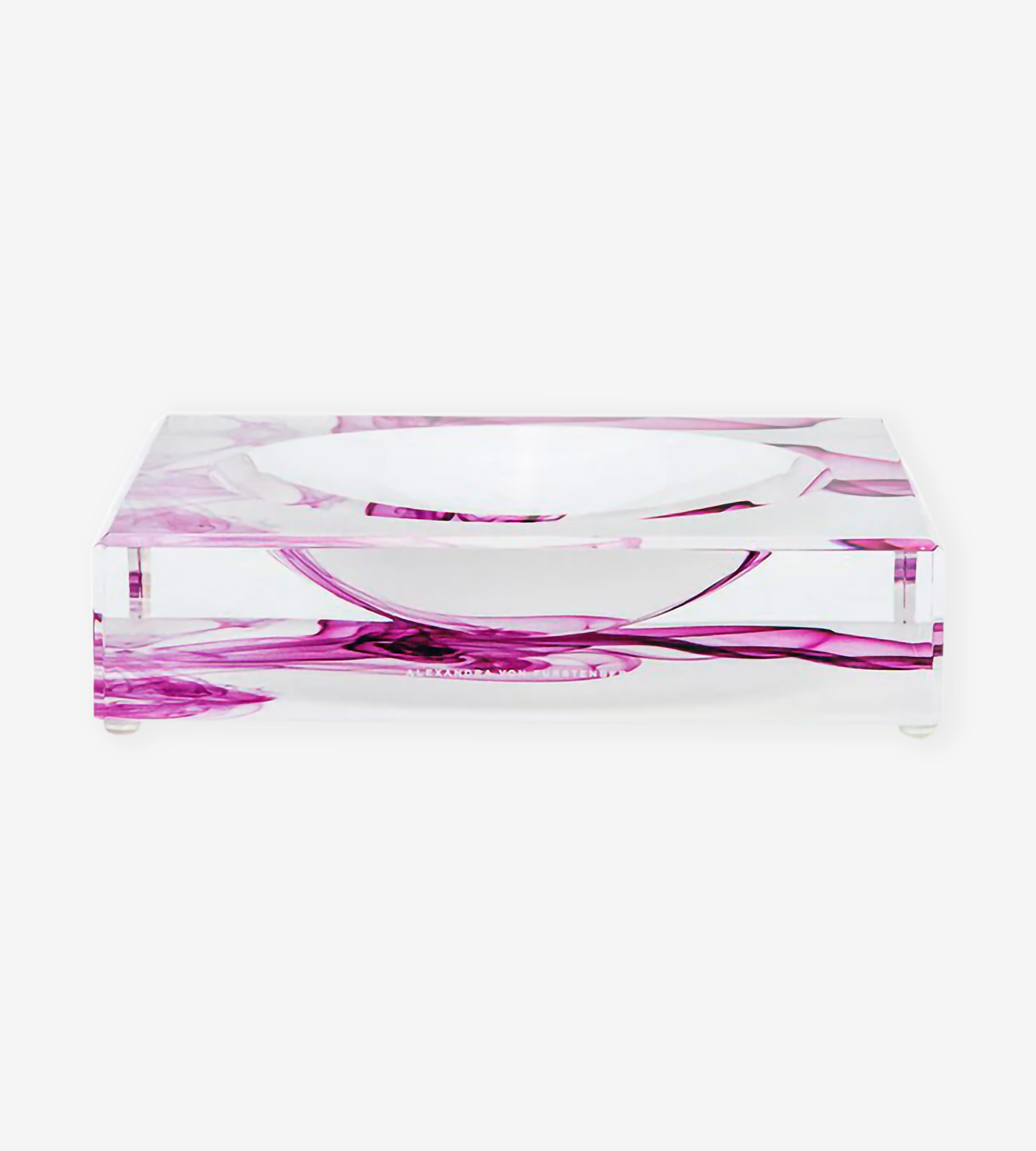 Accent Candy Bowl Large - Magenta Smoke