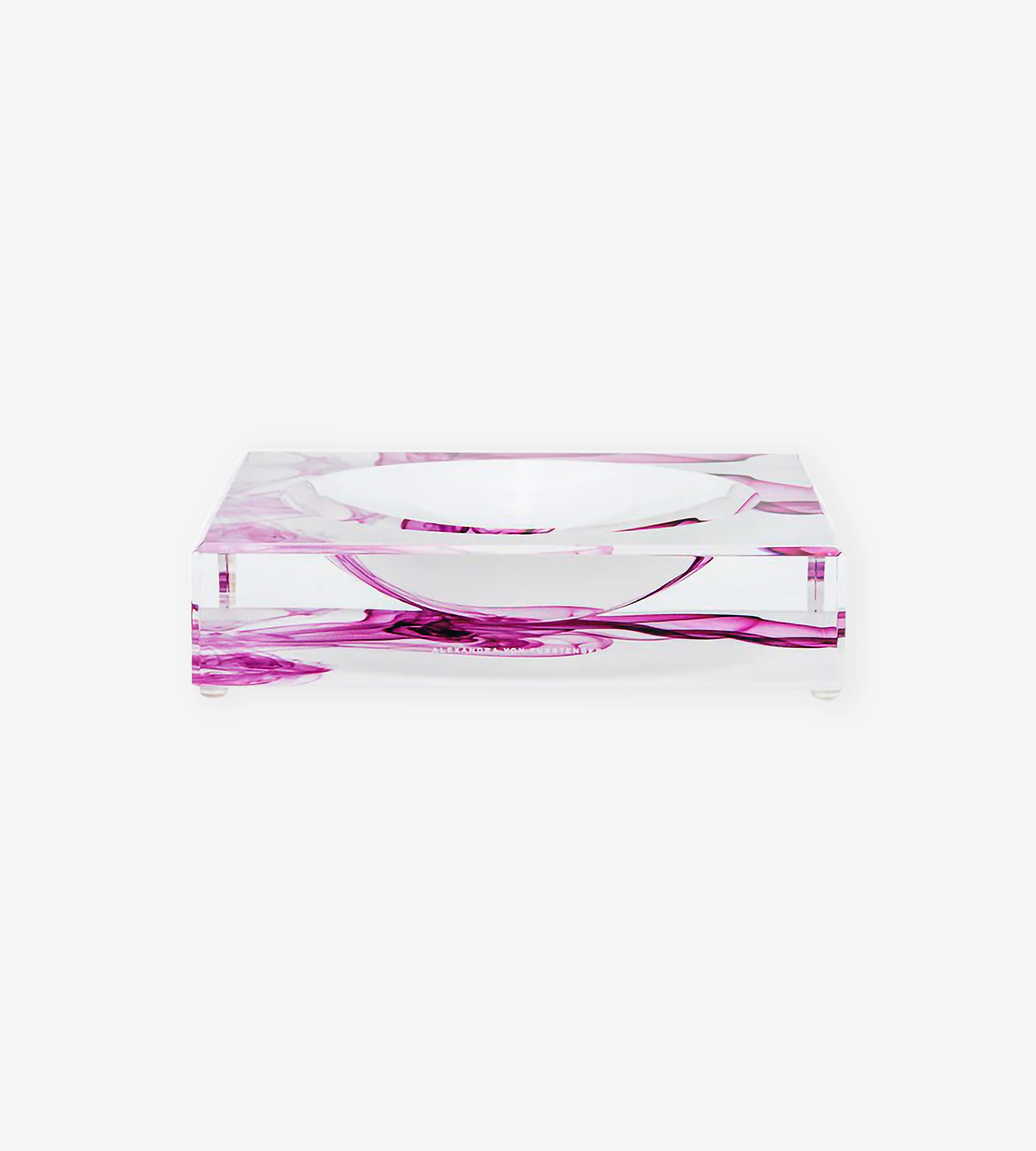 Accent Candy Bowl Small - Magenta Smoke