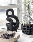 Art Piece Sculpture - Black