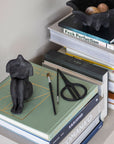 Art Piece Sitting Woman - Black