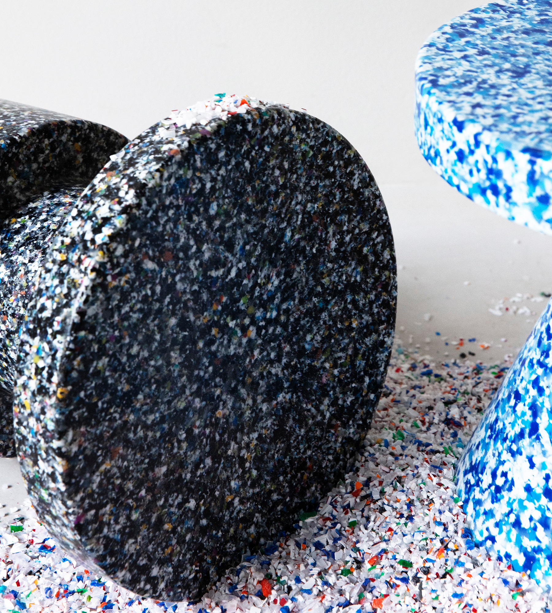 Bit Stool - Black Multi