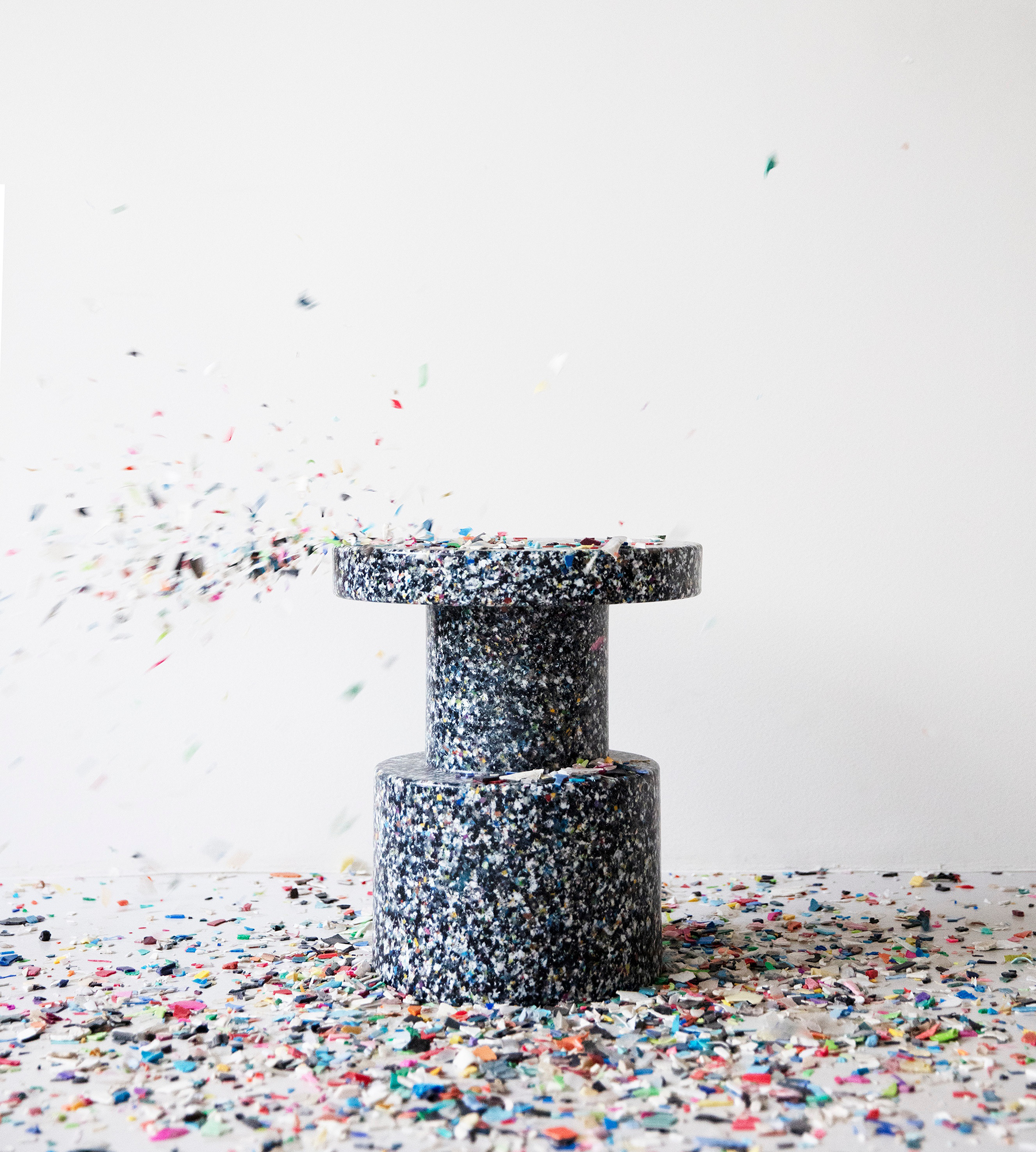 Bit Stool - Black Multi