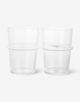 Boya Tall Glasses (set of 2) - Clear