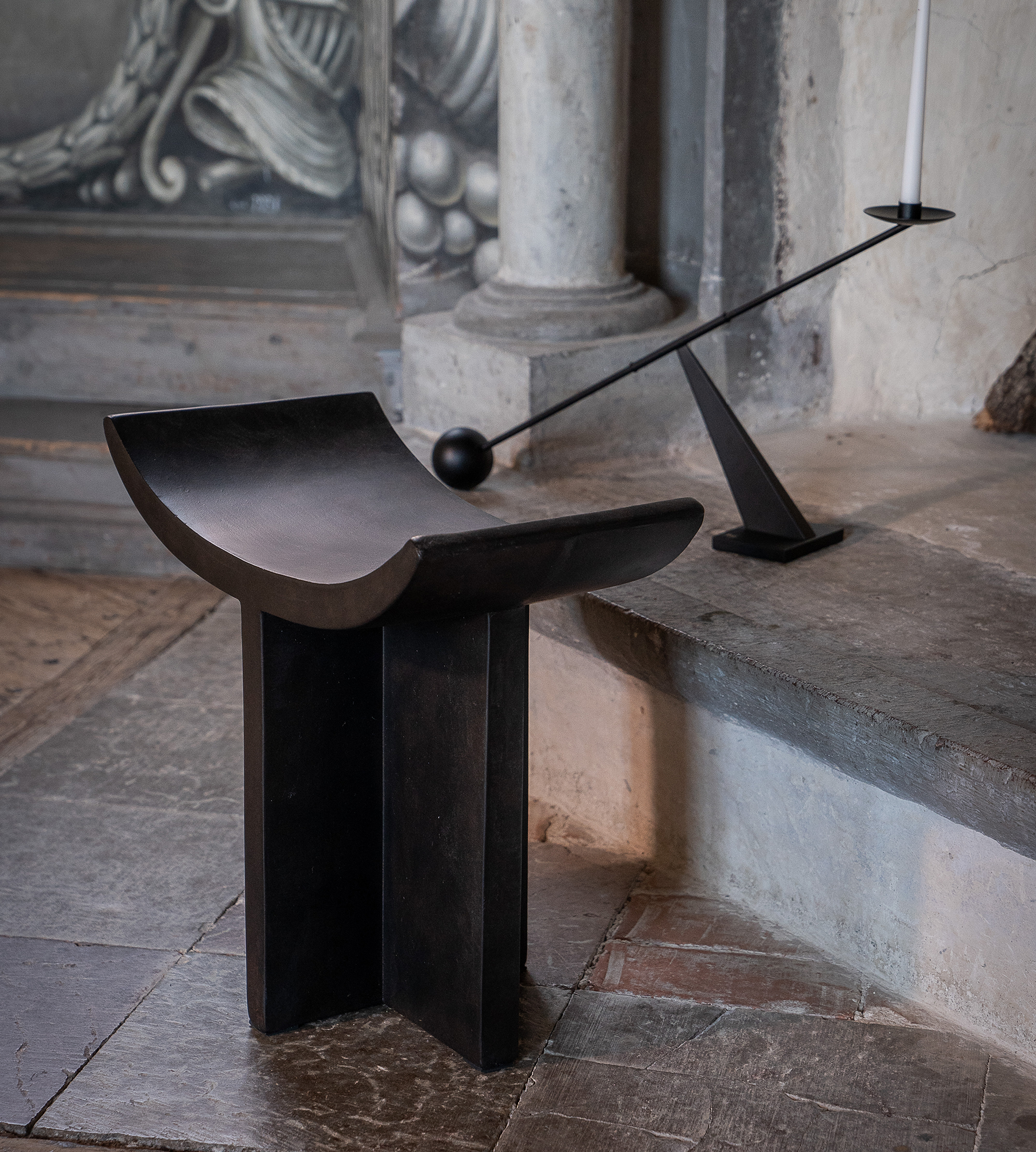 Brutus Stool - Coffee