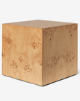 Burl Cube Side Table