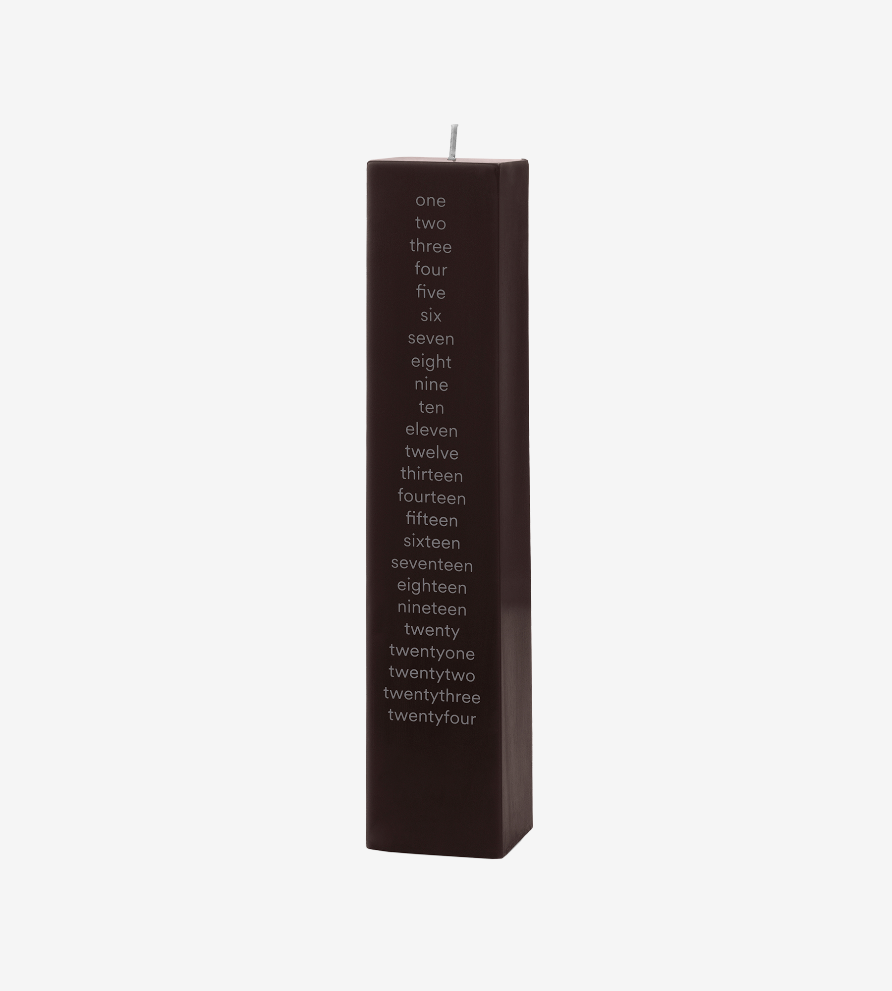Calendar Candle - Brown