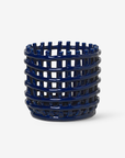 Ceramic Basket Small - Blue