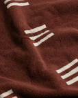 Claremont Bath Towel - Mudbrick & Crème
