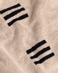 Claremont Bath Towel - Sand & Noir