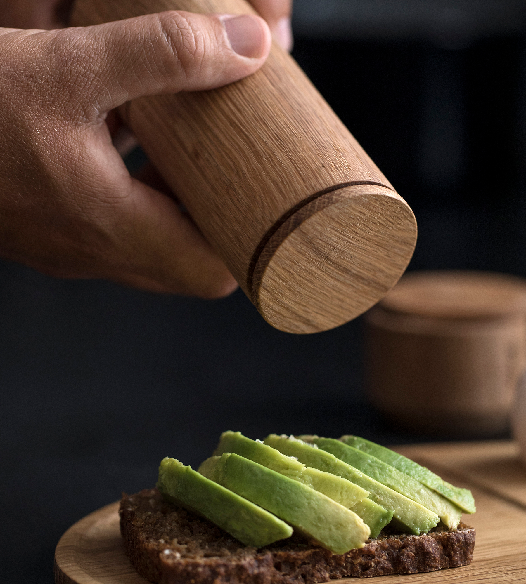 'Crush Me' Grinder - Oiled Oak