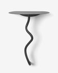 Curvature Wall Table - Black Brass