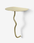 Curvature Wall Table - Brass
