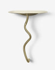 Curvature Wall Table - Brass