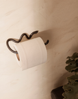 Curvature Toilet Paper Holder - Black Brass