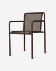 Dapple Chair with Arms - Dark Chocolate