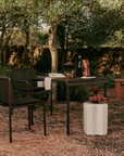 Dapple Chair with Arms - Dark Chocolate