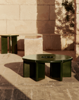 Deya Coffee Table - Dark Green