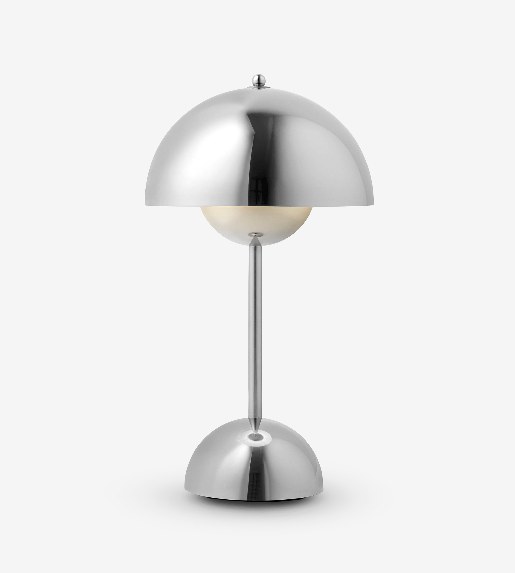 Flowerpot Portable Lamp VP9 - Chrome-Plated