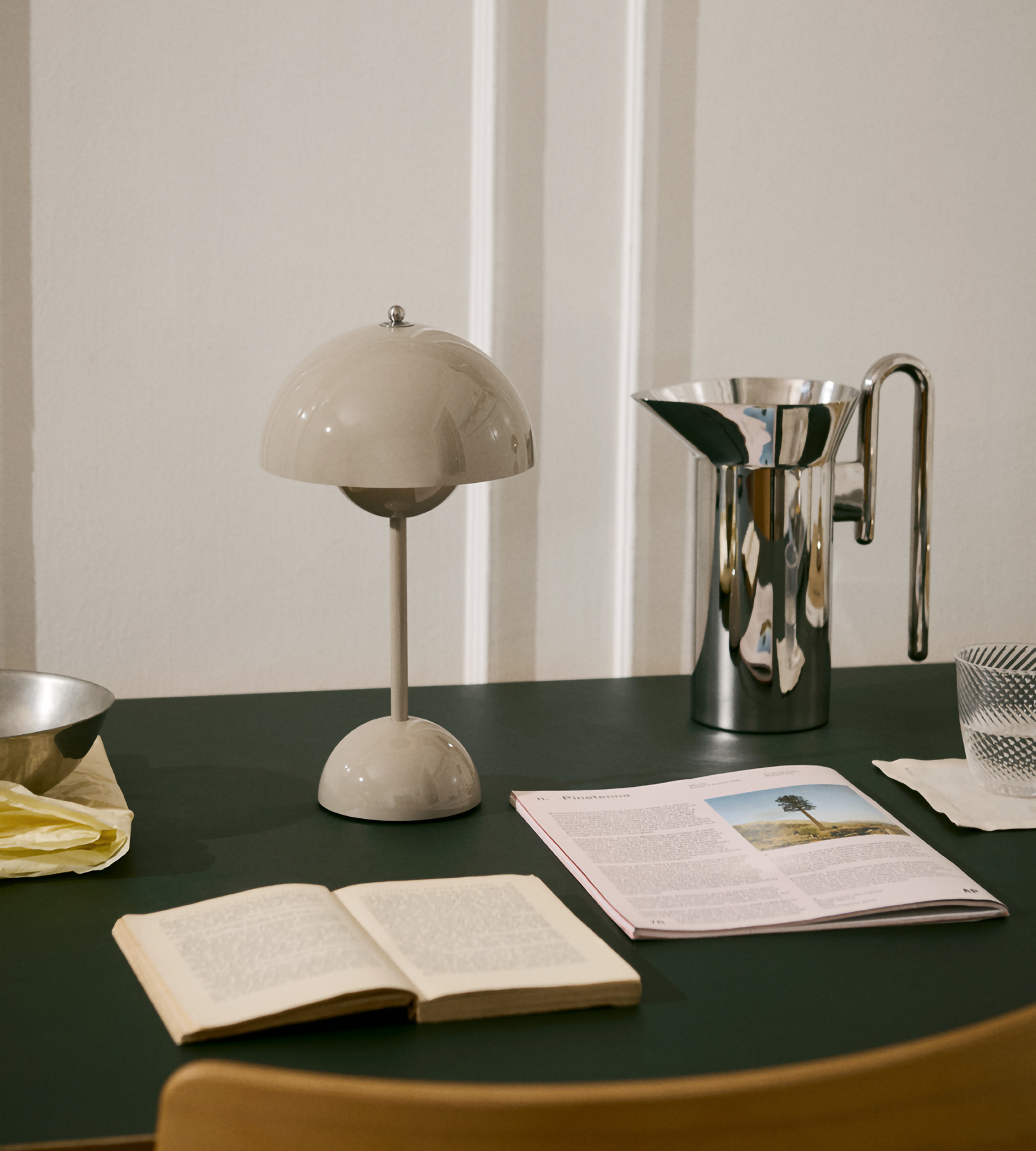 Flowerpot Portable Lamp VP9 - Grey Beige