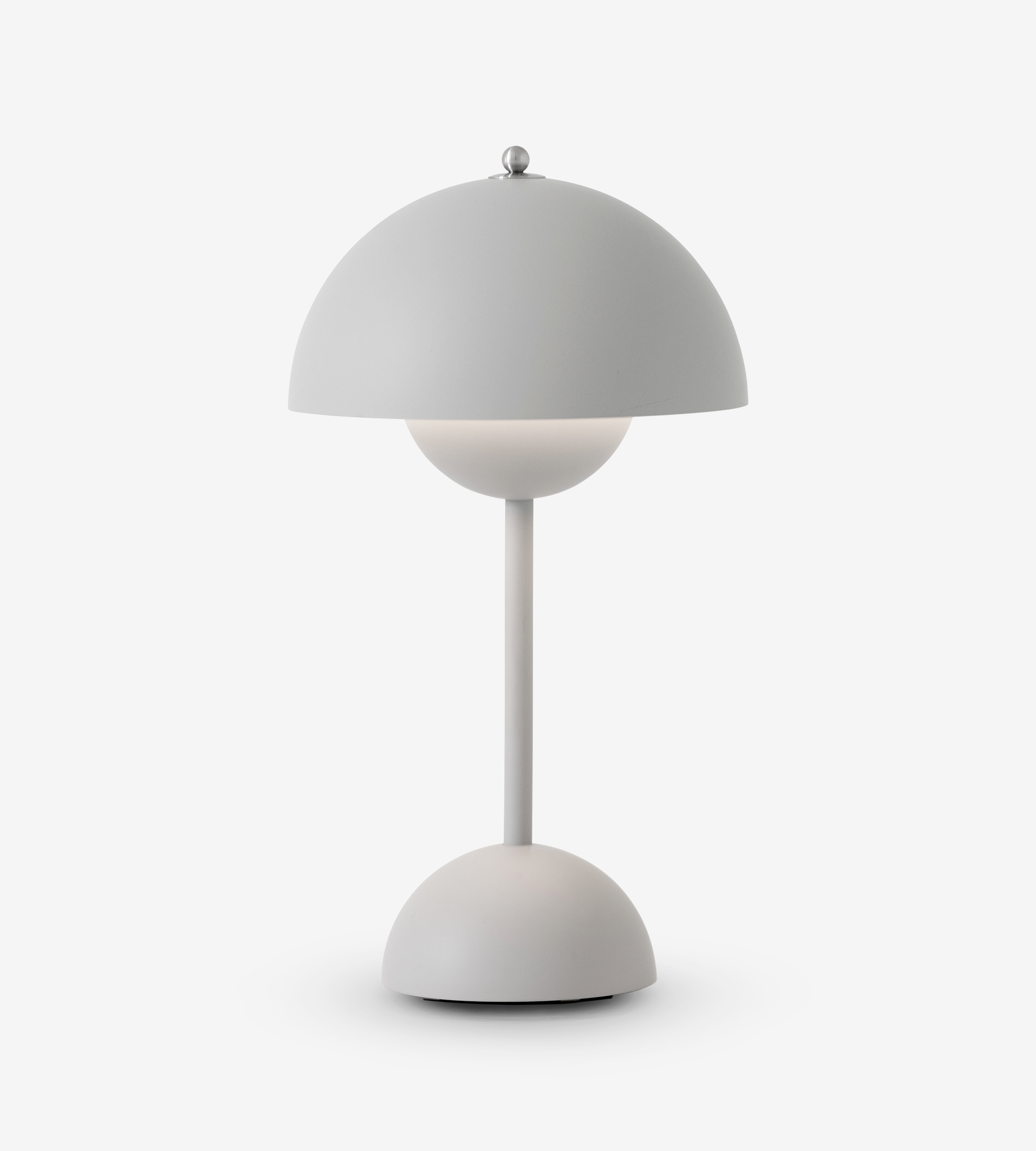 Flowerpot Portable Lamp VP9 - Matte Light Grey