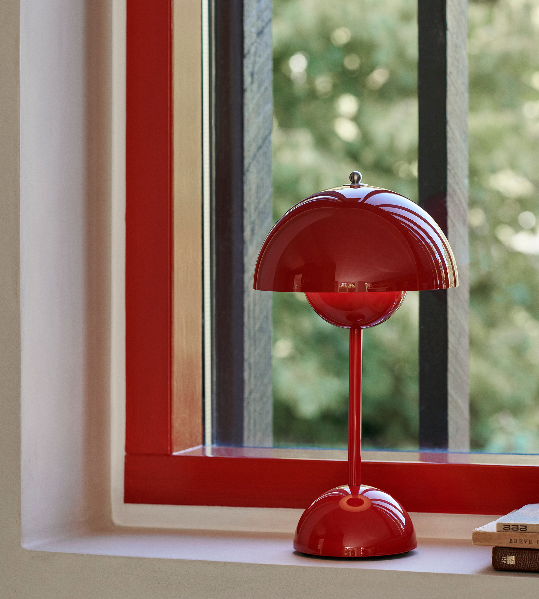 Flowerpot Portable Lamp VP9 - Vermilion Red