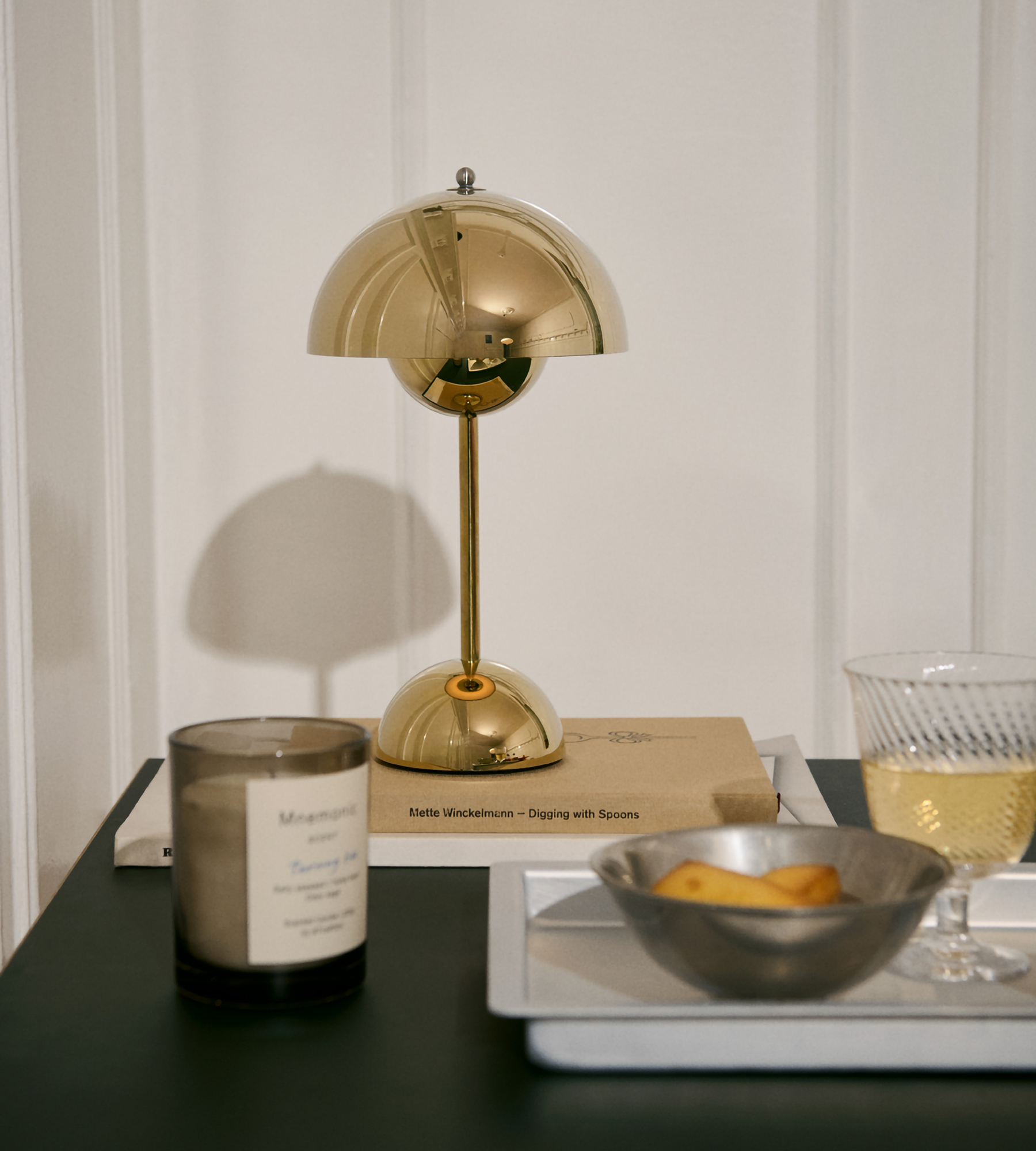Flowerpot Portable Lamp VP9 - Brass-Plated