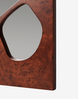 Folia Mirror Medium - Dark Stained Burl