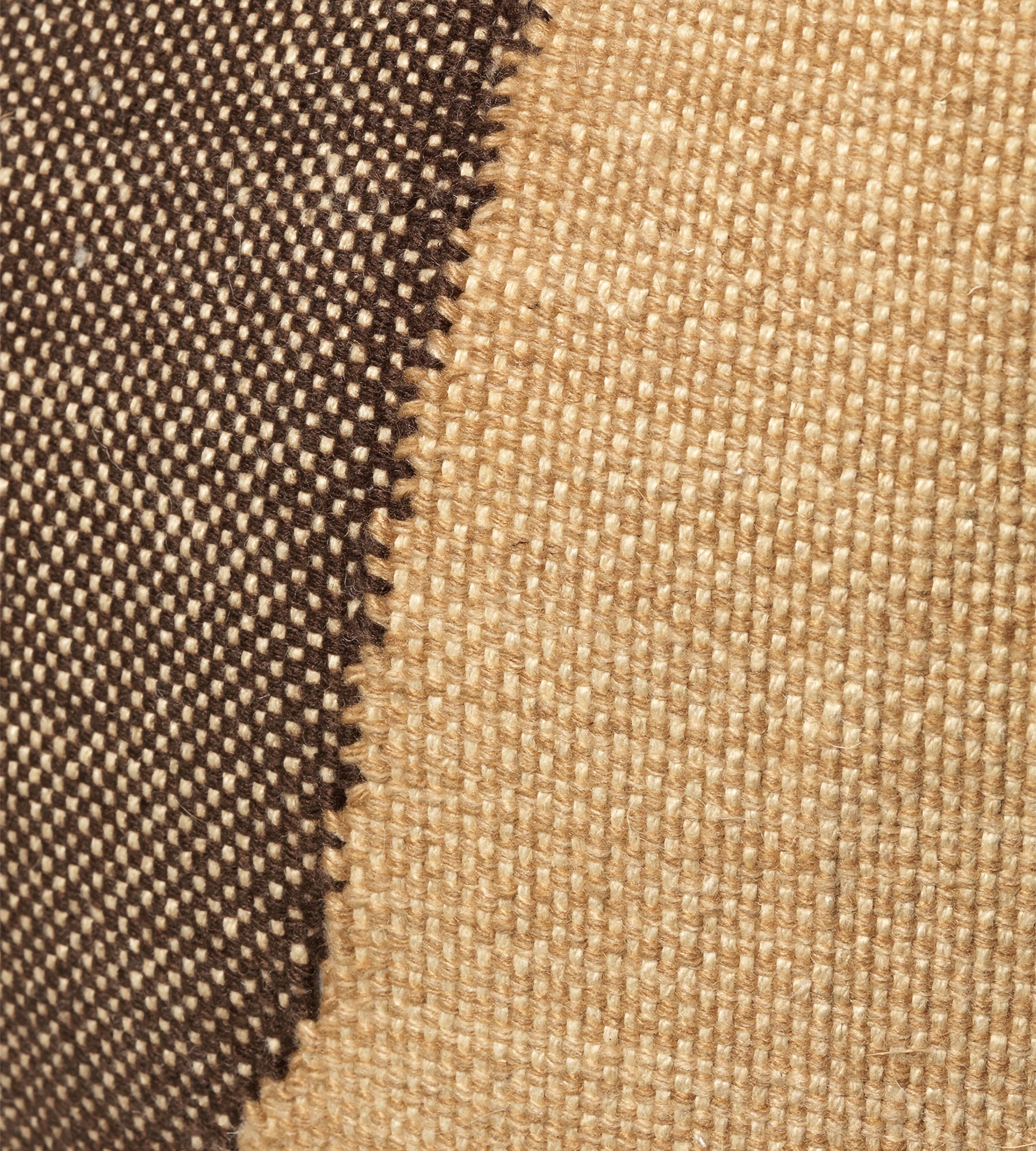 Forene Cylinder Pouf - Tan/Chocolate
