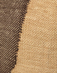 Forene Cylinder Pouf - Tan/Chocolate