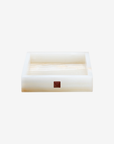 Forma Square Tray - White Onyx