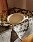 Ikat Tea Towel - Ink Blue/Off-White