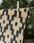 Ikat Tea Towel - Ink Blue/Off-White