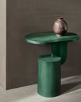 Insert Side Table - Myrtle Green Stained