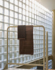 Josephine Hand Towel - Tabac & Noir