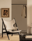 Knitting Lounge Chair - Black Oak