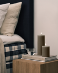 LED Pillar Candle Small - Caviar