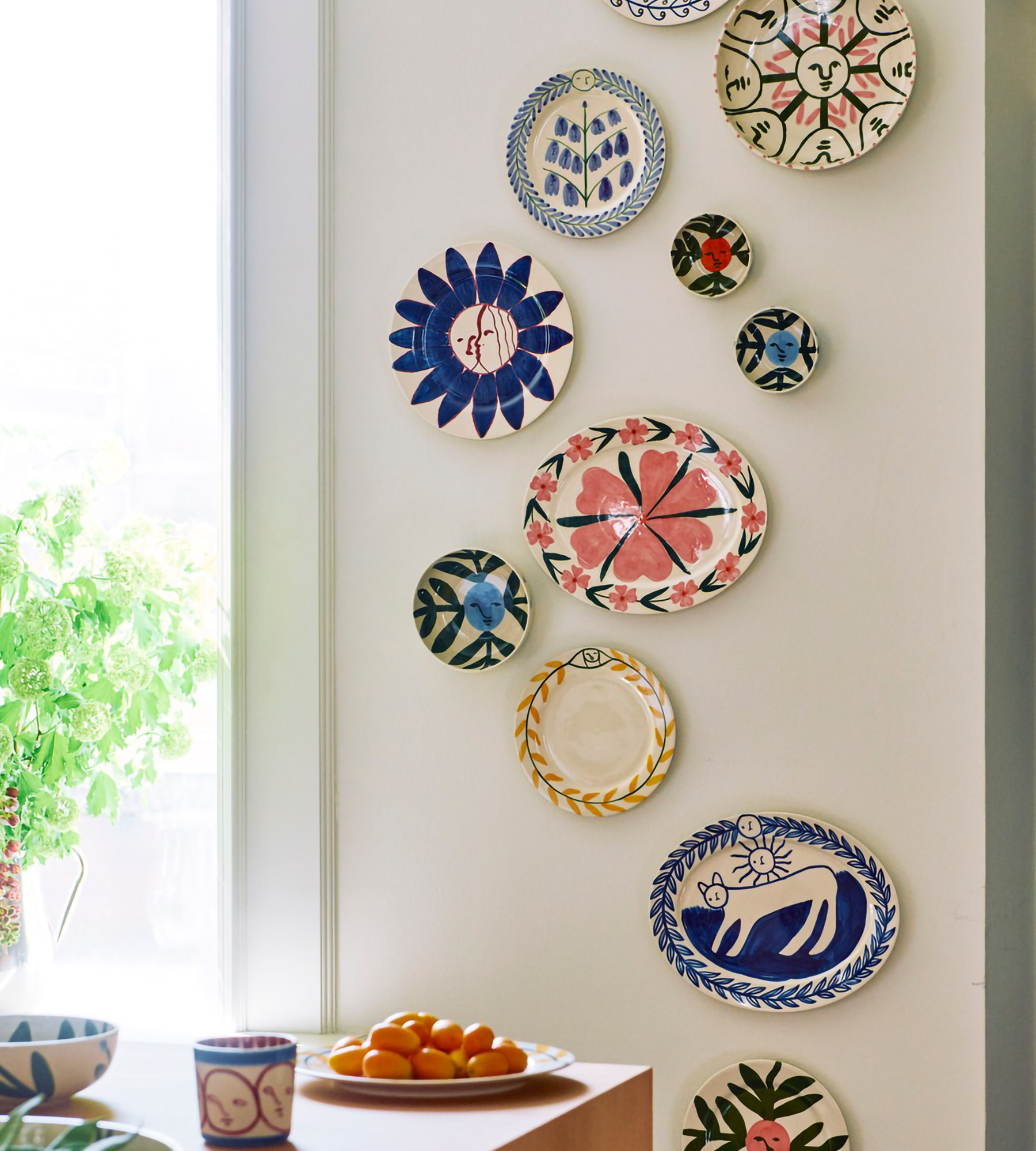 La Pittura Bowl D12 - Pomelo Face Vine