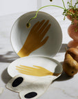 Les Mains Dinner Plates - Beige (set of 2)