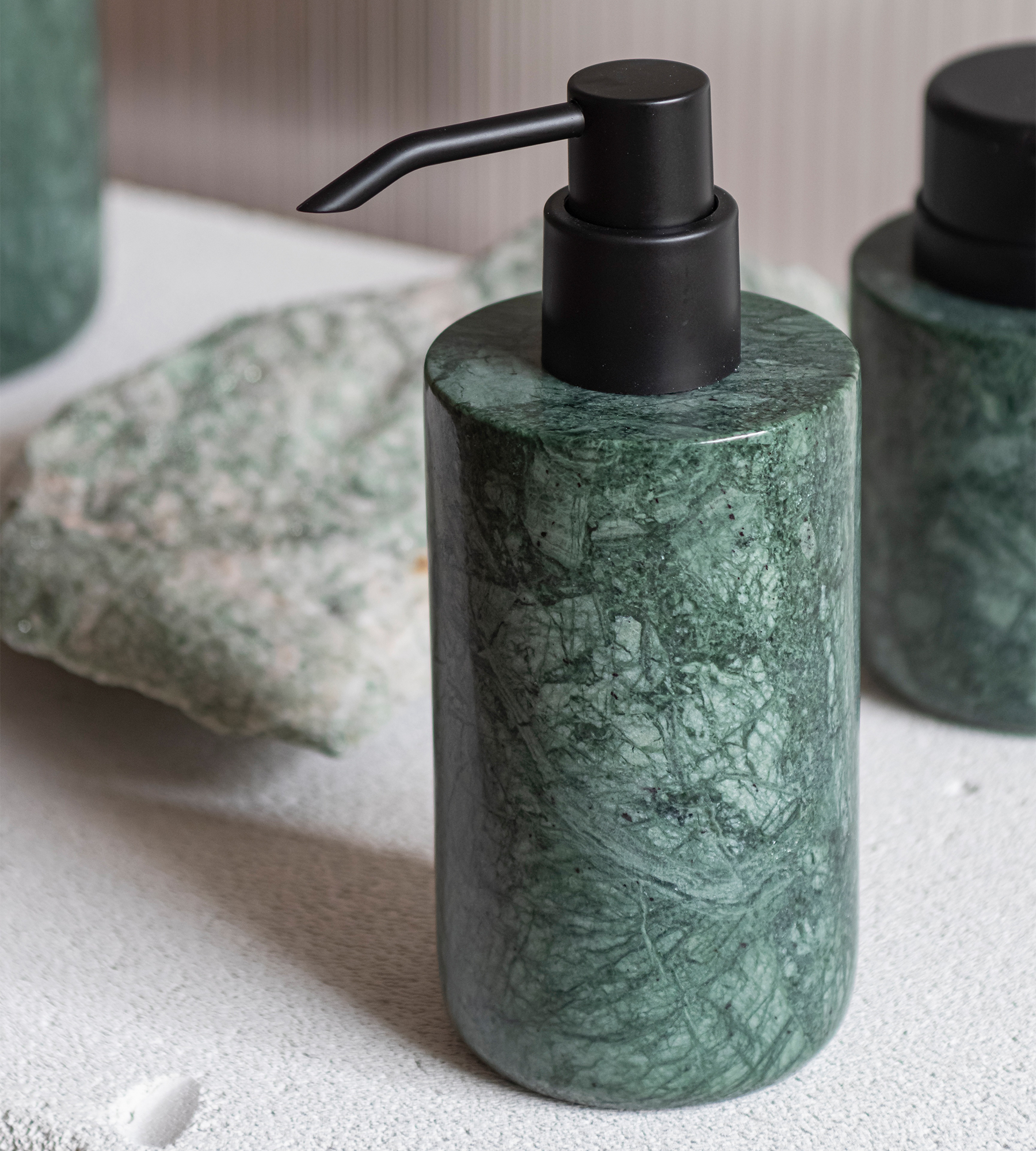 Marble Dispenser Tall - Dark Forest by Mette Ditmer | Shop designer ...