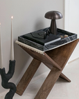 Marble Tray Large - Black/Grey