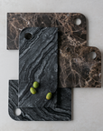 Marble Serving Board Large - Brown