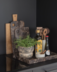 Marble Serving Board Large - Brown
