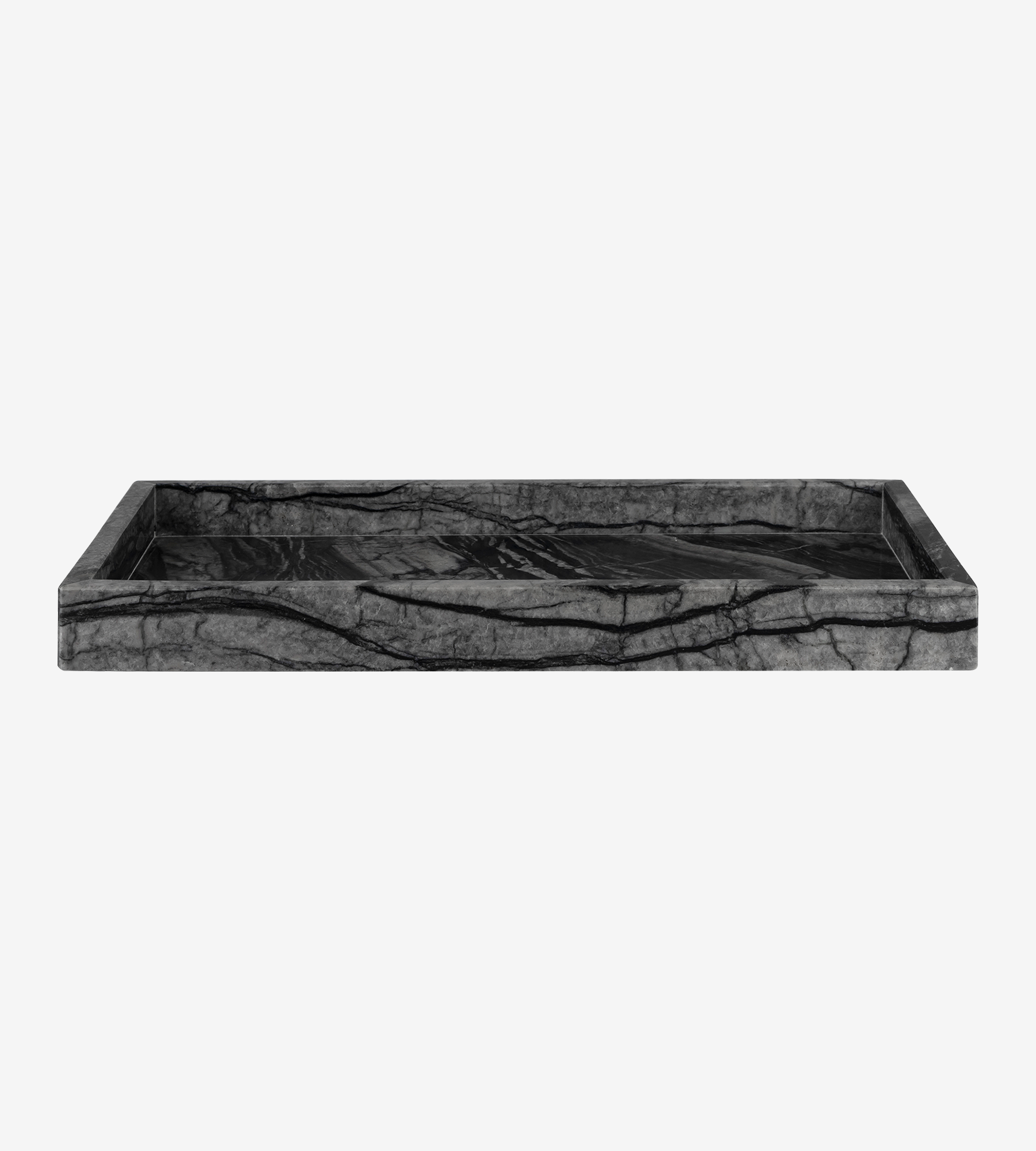 Marble Tray Medium - Black/Grey