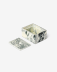 Mist Box Small - Emerald Off-White