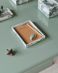 Mist Tray - Emerald Off-white