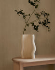 Moire Vase Large - Off-White