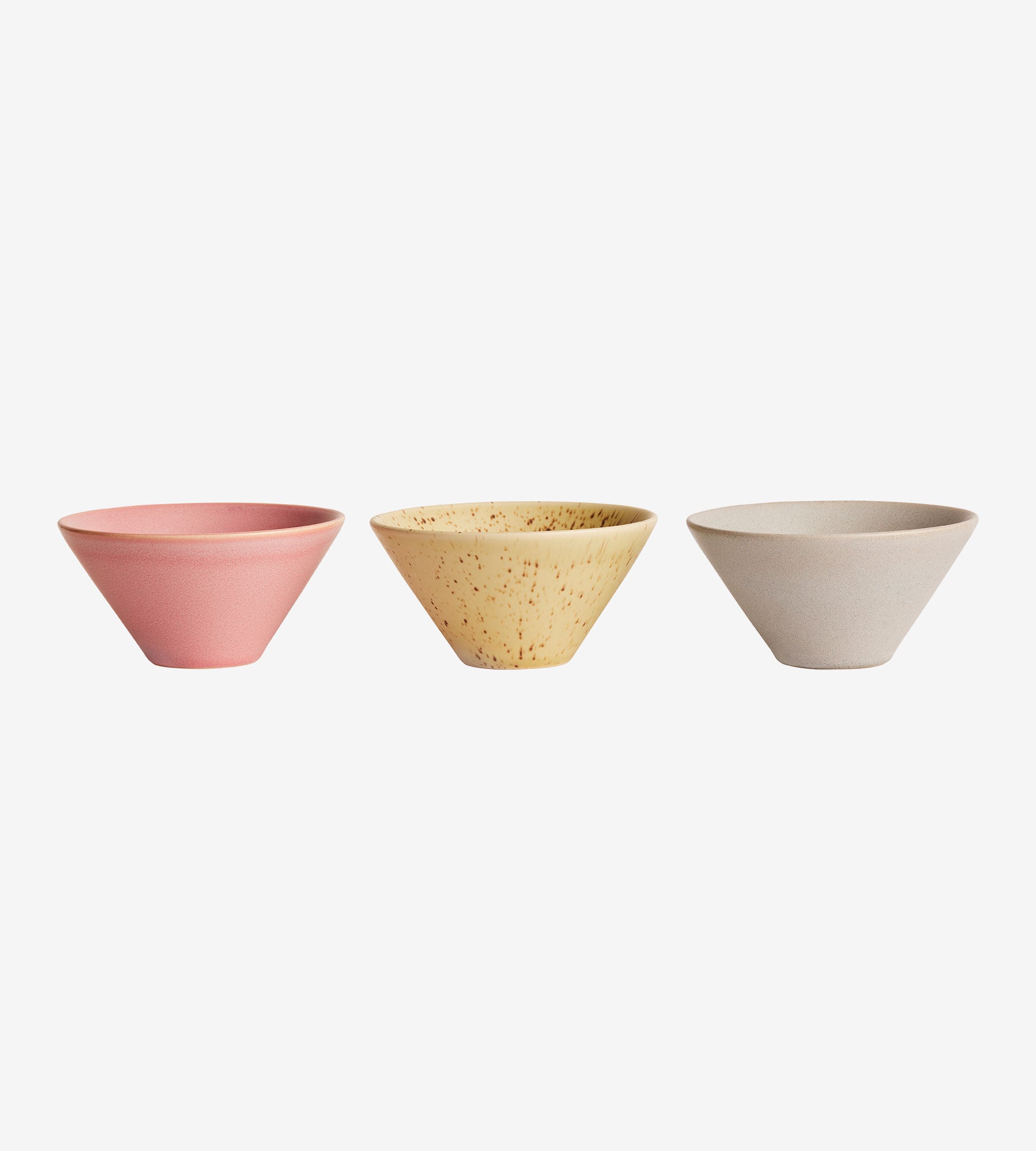 Yuka Bowl (set of 3) - Light Stone-Rose