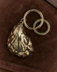 Oyster Keyring - Brass