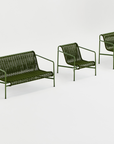 Palissade Cord Lounge Chair Low - Olive